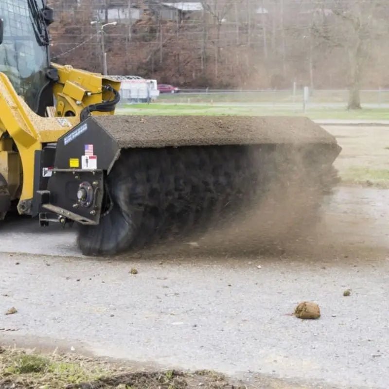 Skid Steer Angle Broom Severe Duty | Blue Diamond Blue Diamond