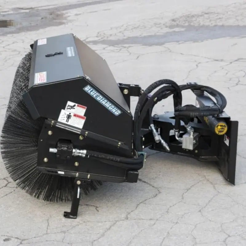 Skid Steer Angle Broom Severe Duty | Blue Diamond Blue Diamond