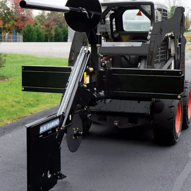 Close-up of the efficient Silt Fence Installer by Blue Diamond, ensuring reliable erosion prevention.