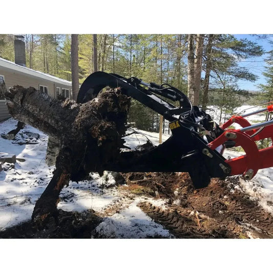 Top-Quality STG Skid Steer Stump Grapple by HeavyEquipTech - Superior Stump Handling Stinger Attachments Stinger Attachments