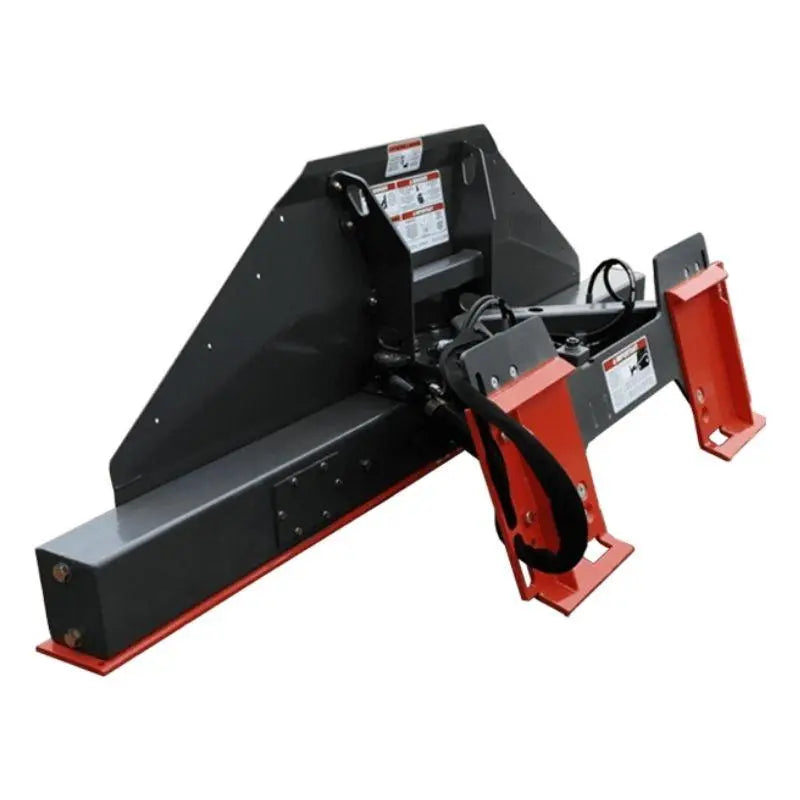 Image showcasing 'The Pro' Skid Steer Grading Attachment with Skeer System, highlighting its robust construction and advanced features for precision grading.