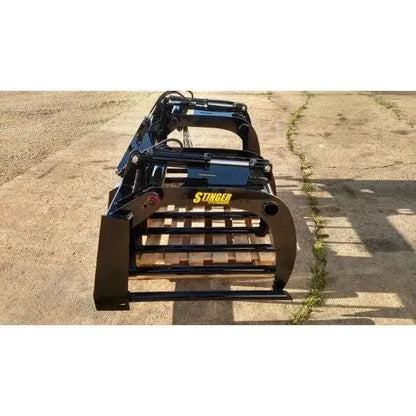 HeavyEquipTech MTG Grapple Bucket - Superior Manure Handling for Skid Steers