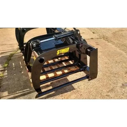 Top-Quality MTG Manure Tine Grapple Bucket by HeavyEquipTech - Superior Agricultural Handling Stinger Attachments