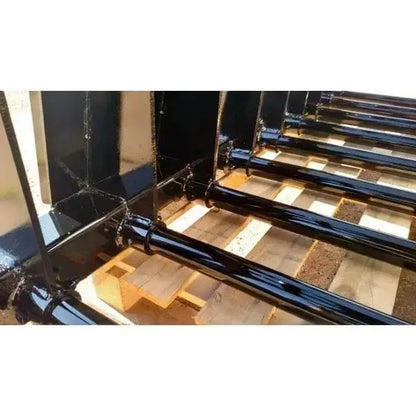 Efficient Manure Handling - MTG Manure Tine Grapple Bucket by HeavyEquipTech Stinger Attachments