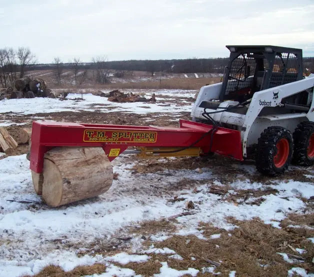 Pro Series 24 Log Splitter with a 4" cylinder, perfect for quick and efficient splitting of smaller rounds.