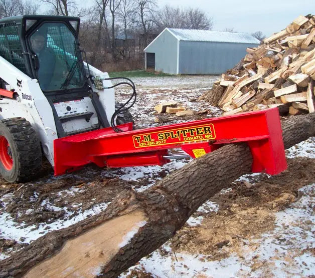 "Pro Series 36 Log Splitter with a 5" cylinder, ideal for tackling large, challenging rounds with powerful force.