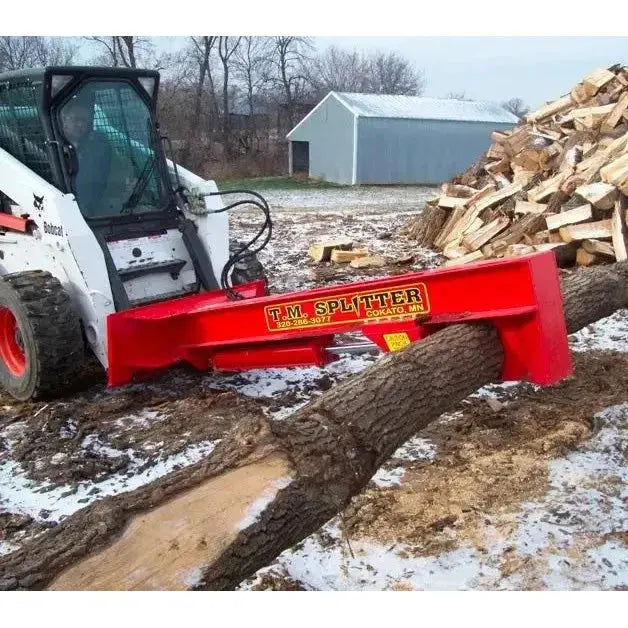 "Pro Series 36 Log Splitter with a 5" cylinder, ideal for tackling large, challenging rounds with powerful force. TM Manufacturing TM Manufacturing