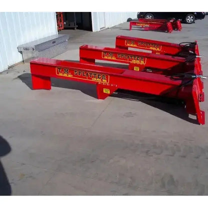 Close-up of the strategic viewing window on TM Pro Log Splitter, enhancing operational visibility. TM Manufacturing TM Manufacturing